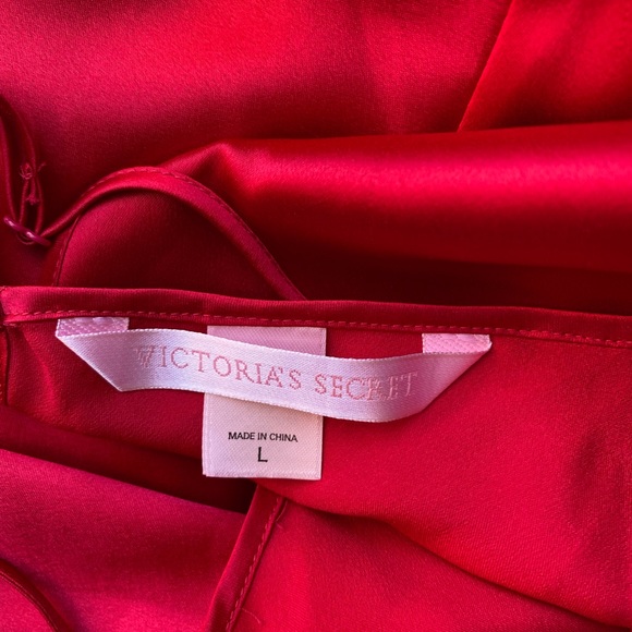 Victoria’s Secret Red Silk Slip dress size L - Picture 5 of 5